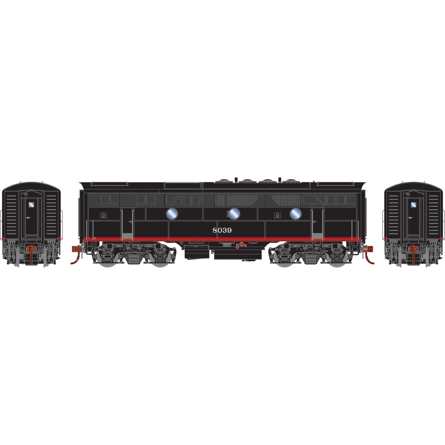 HO F3B Locomotive Southern Pacific #8039 (ATHG19577)