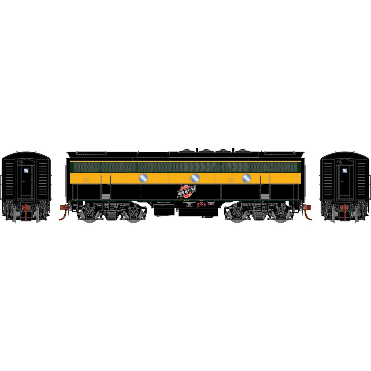 HO F3B Locomotive with DCC and Sound, C&NW #4061-B (ATHG19670)
