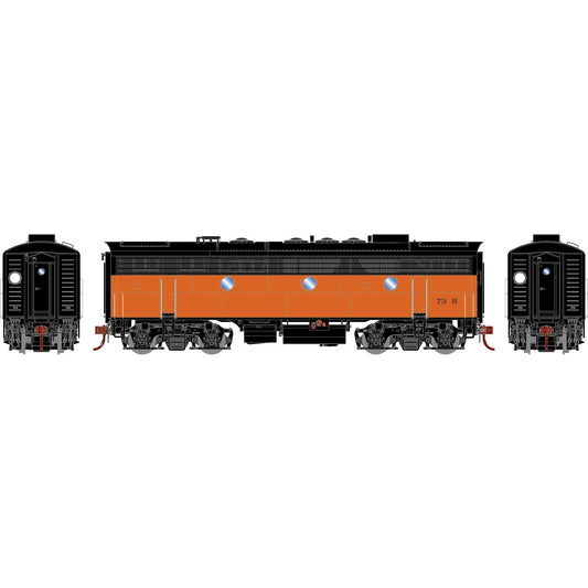 HO F7B Locomotive with DCC and Sound MILW #73B (ATHG19704)