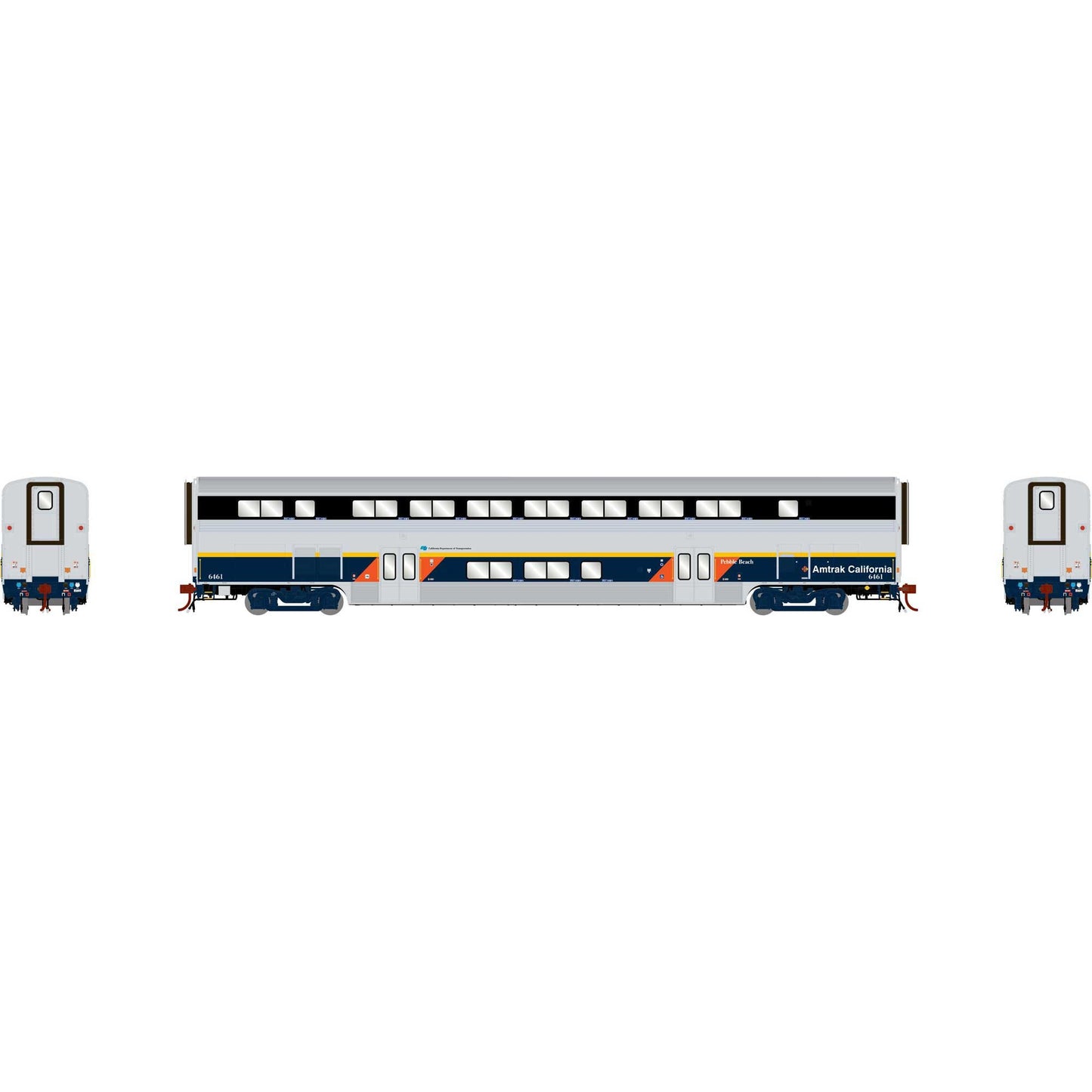 HO Amtrak California II Coach with Lights, CDTX #6461 (ATHG24416)