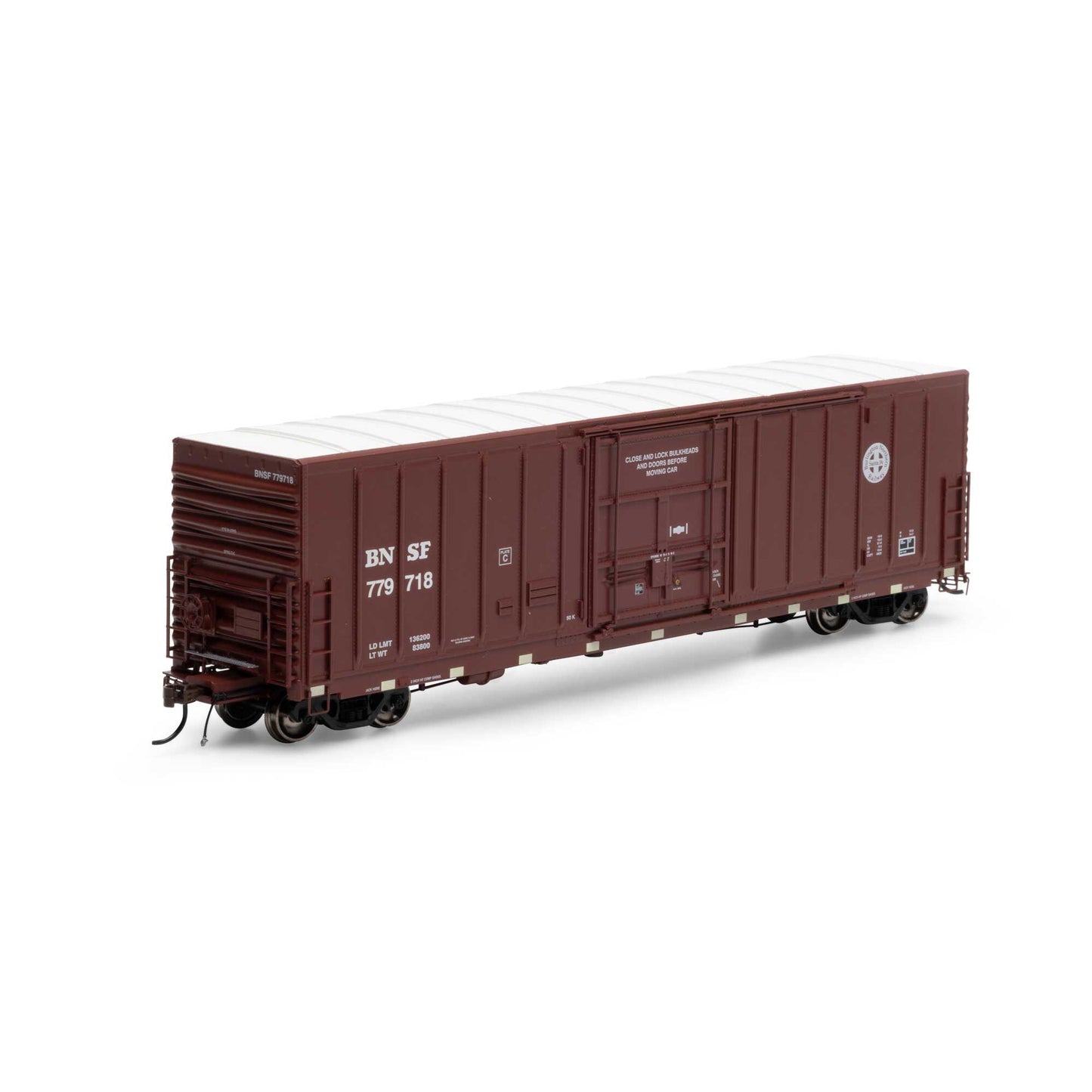 HO 50' PC&F Ex-Post Box BNSF #779718 (ATHG26884)