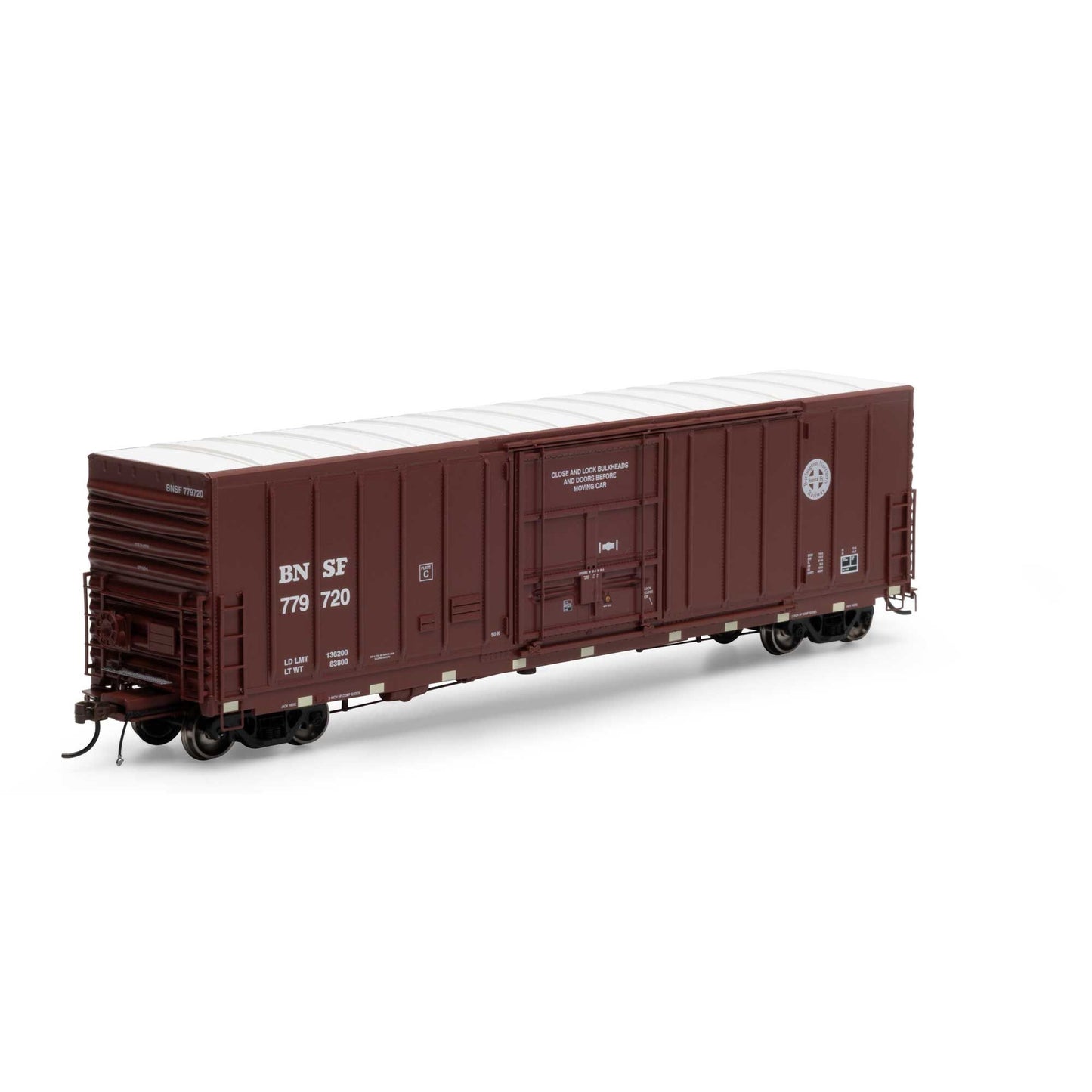 HO 50' PC&F Ex-Post Box BNSF Model (ATHG26885)