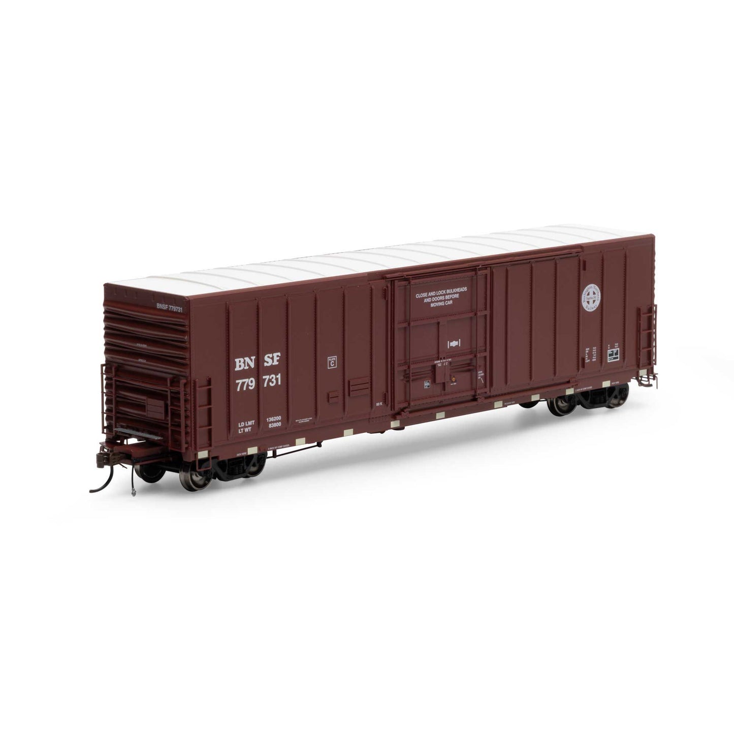 HO 50' PC&F Ex-Post Boxcar BNSF #779731 (ATHG26886)
