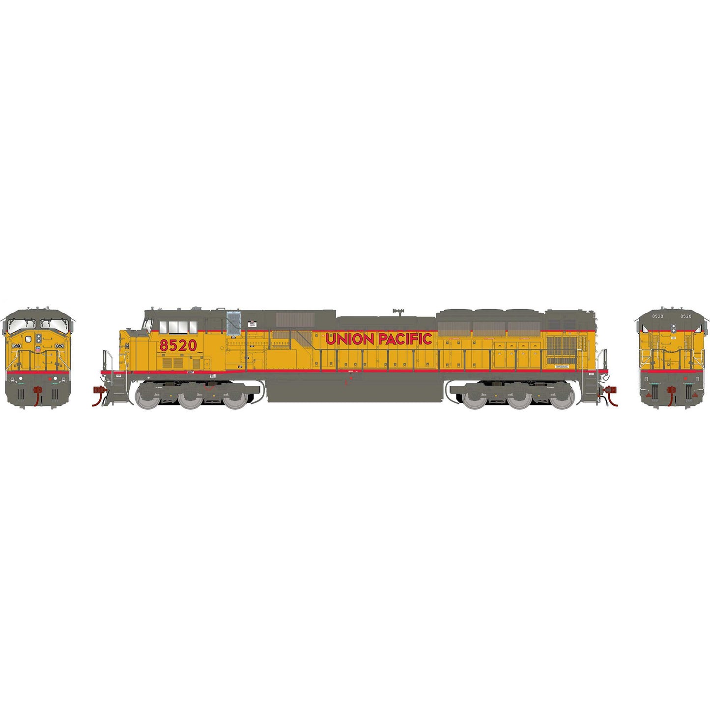 HO G2 SD90MAC-H Phase I Model UP #8520 (ATHG27223)