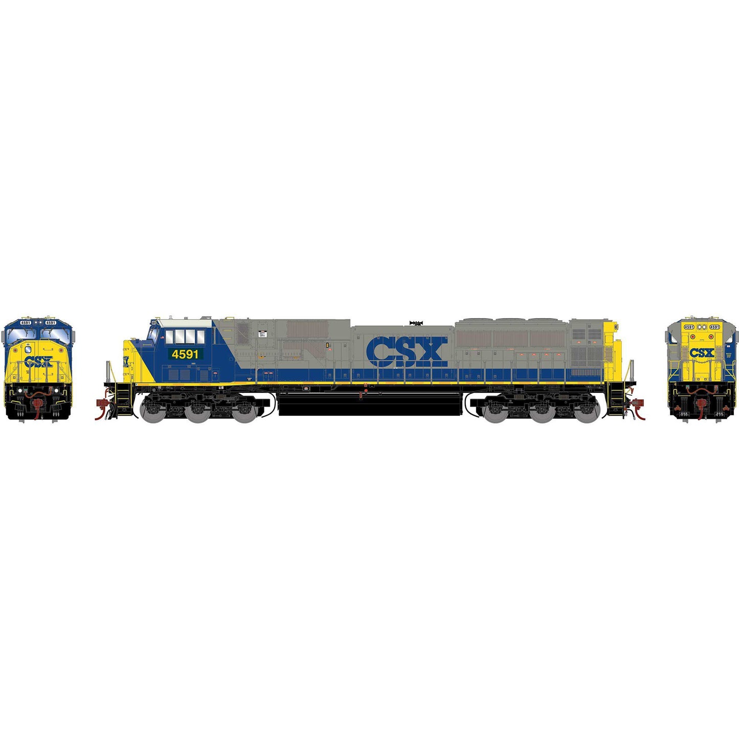 HO G2 SD80MAC CSXT/YN2 #4591 Locomotive (ATHG28087)