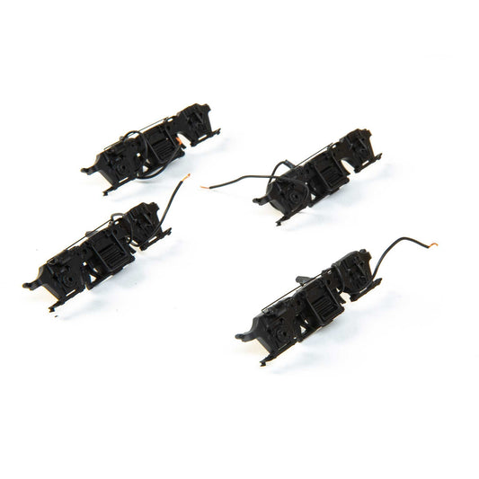 HO Blomberg M Sideframe Set with Rubber Hyatt (4) for Model Trains (ATHG40373)