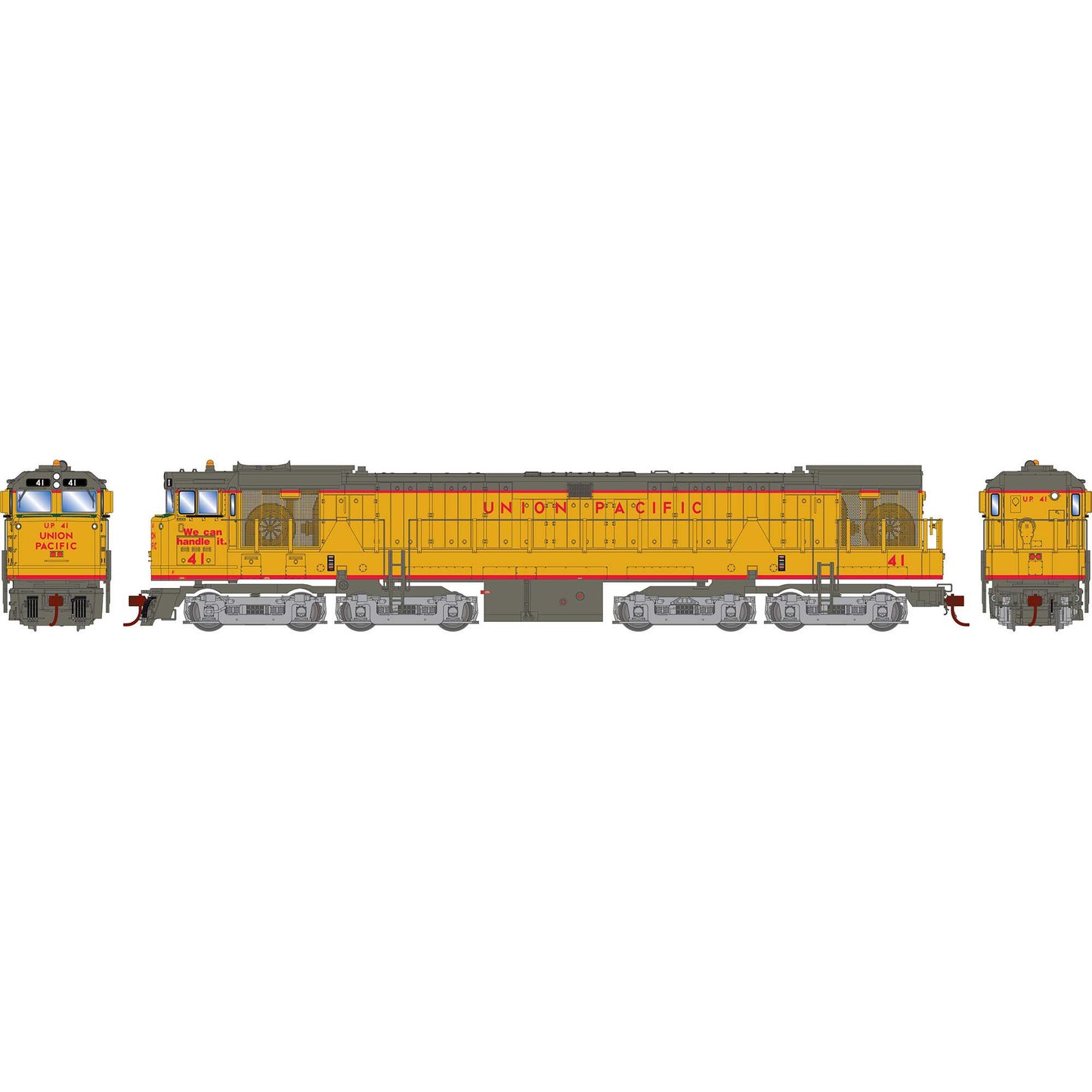 HO U50 Locomotive UP #41 with Sound (ATHG41075)