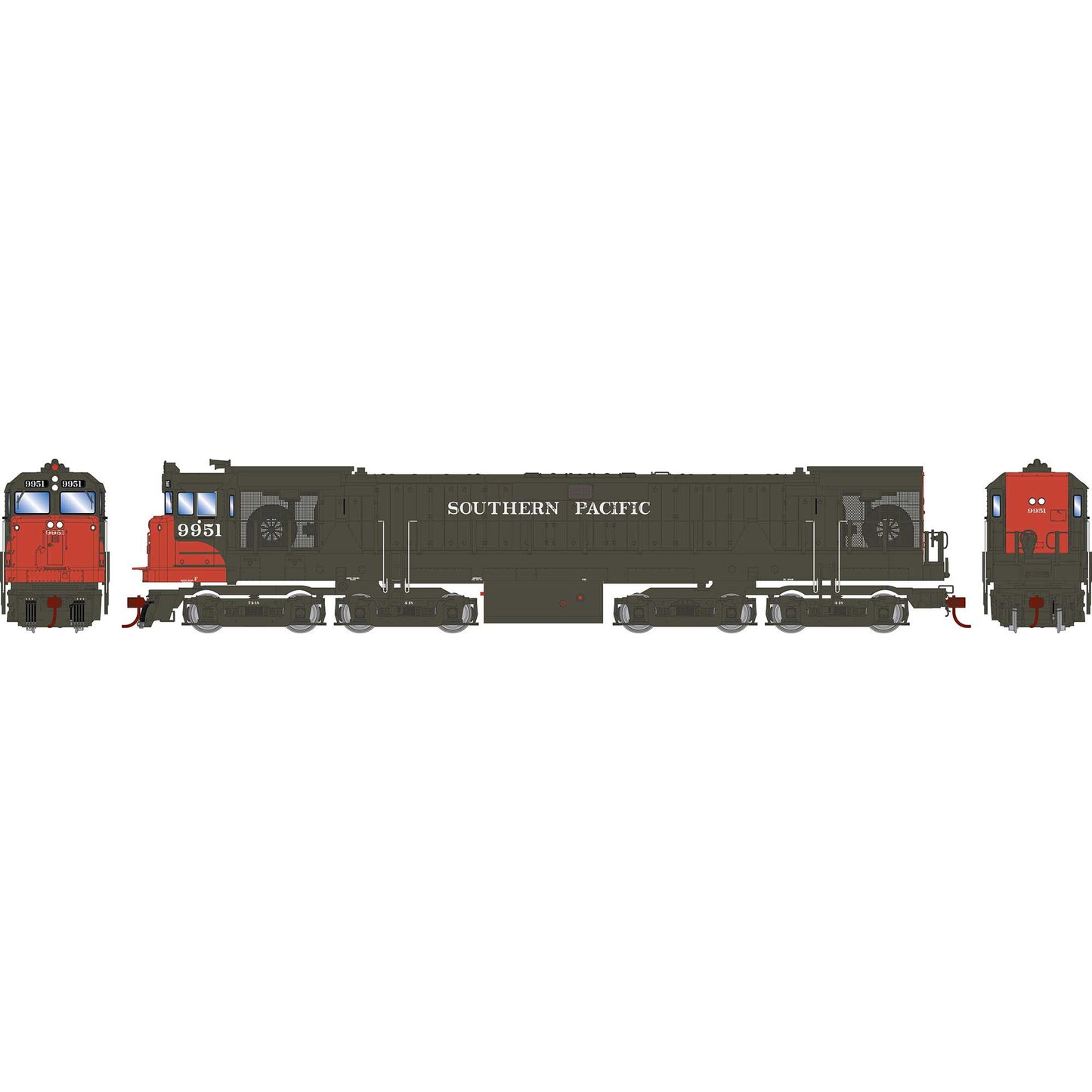 HO U50 Locomotive SP #9951 (ATHG41079)