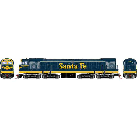 HO U50 Locomotive SF #1657 (ATHG41083)