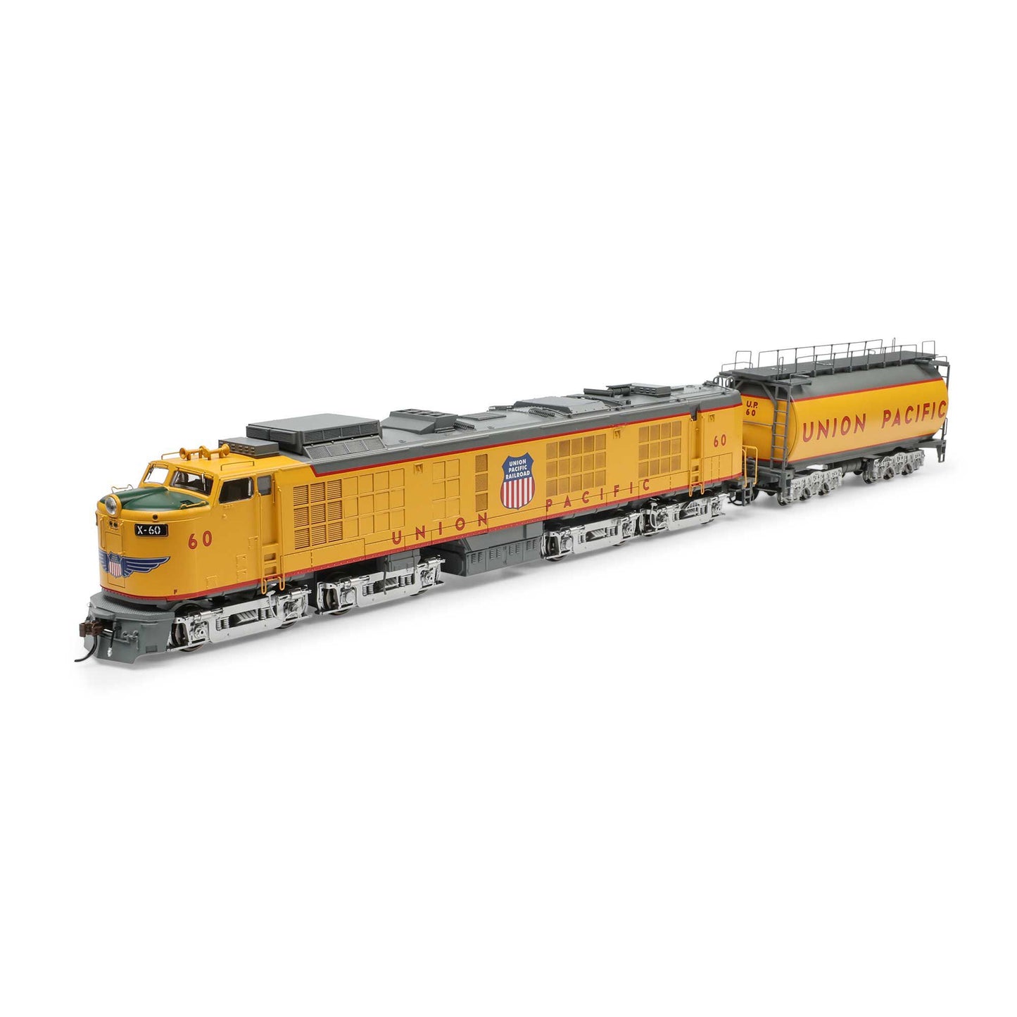 HO Gas Turbine Locomotive with Tender UP #60 (ATHG41145)