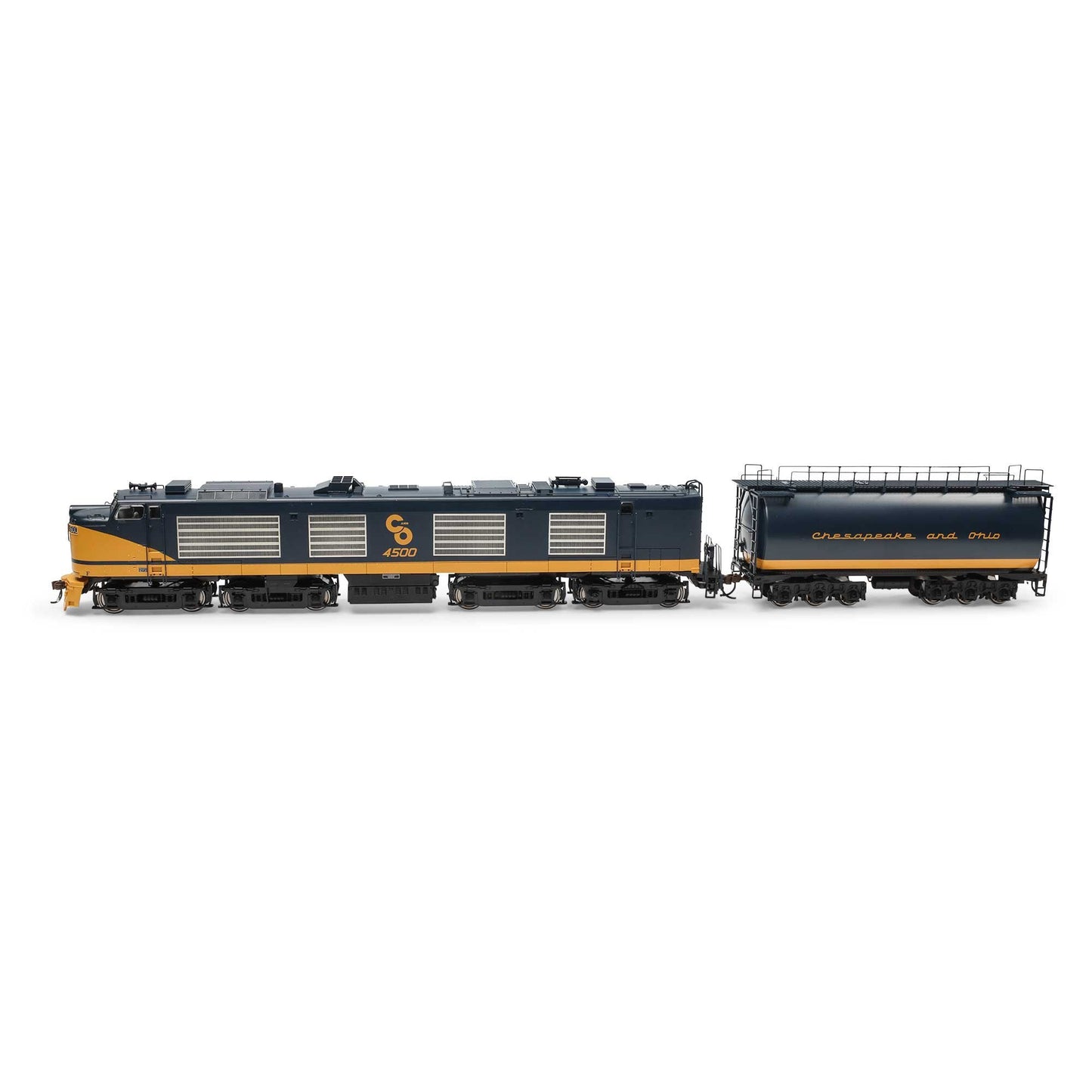 HO Gas Turbine Locomotive with Tender, C&O #4500 (ATHG41148)