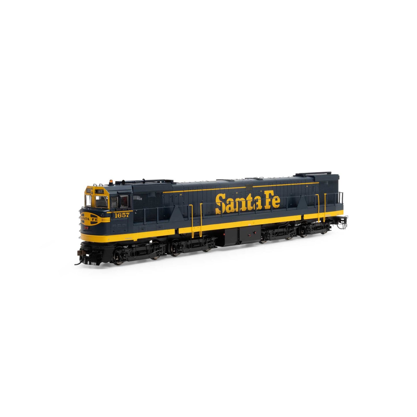 HO U50 Locomotive with DCC and Sound Santa Fe #1657 (ATHG41183)