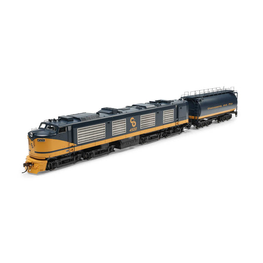 HO Gas Turbine Locomotive and Tender with DCC and Sound C&O #4500 (ATHG41248)