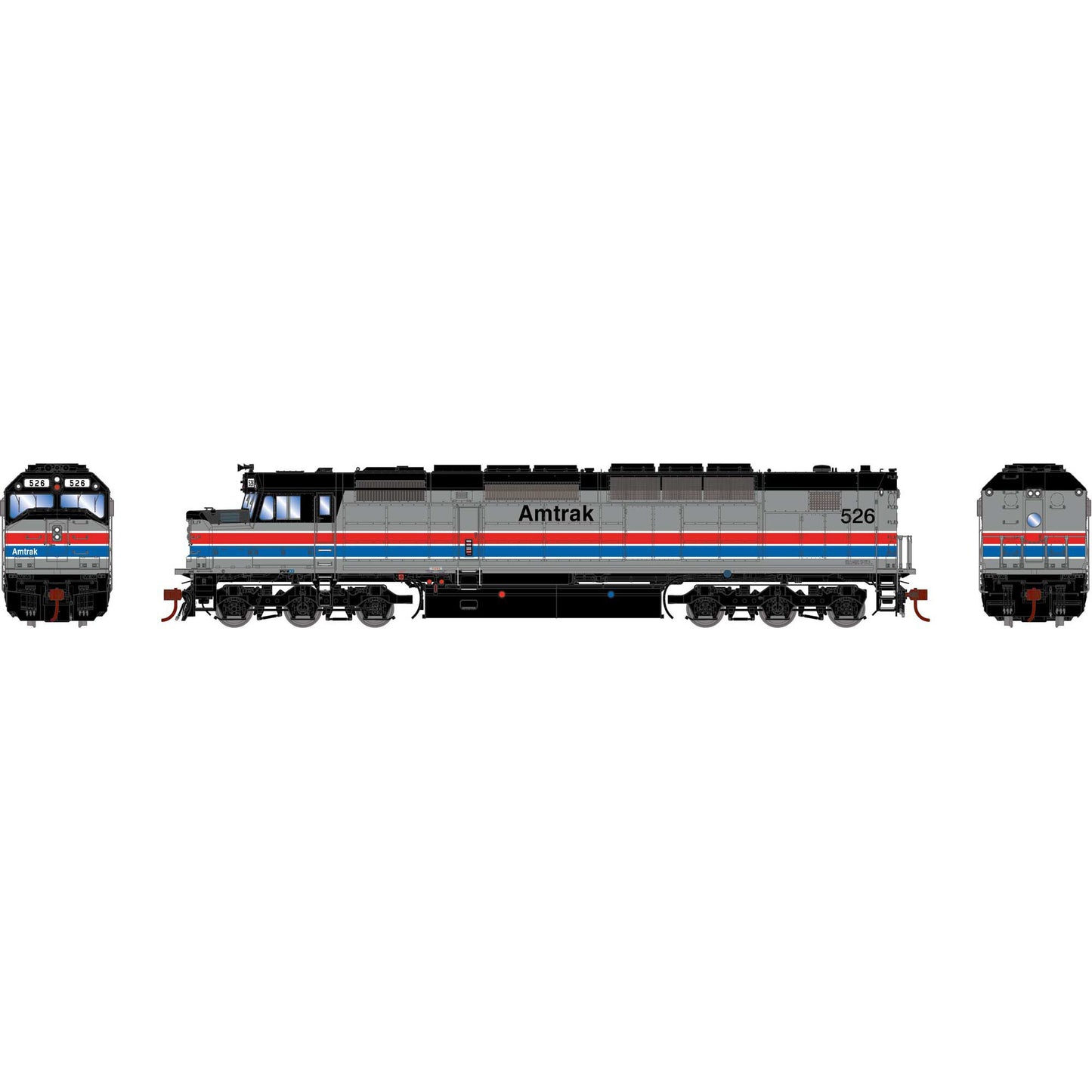 HO SDP40F Locomotive Amtrak Phase II #526 (ATHG64118)