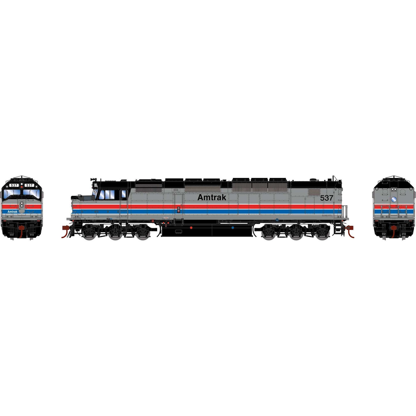 HO SDP40F Locomotive Amtrak Phase II #537 (ATHG64119)