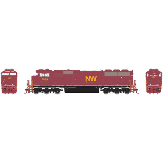 HO SD60E Locomotive NS / NW / Heritage #7038 (ATHG65199)