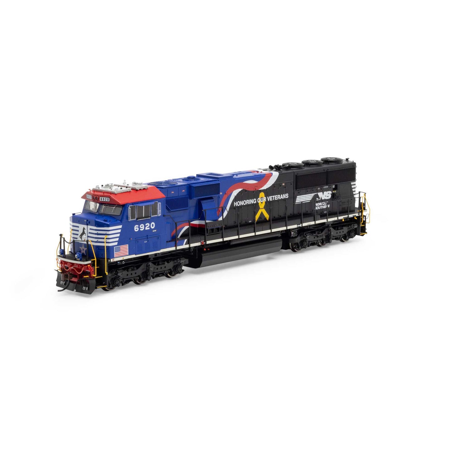 HO SD60E Locomotive with DCC & Sound, NS/Veterans #6920 (ATHG65293)