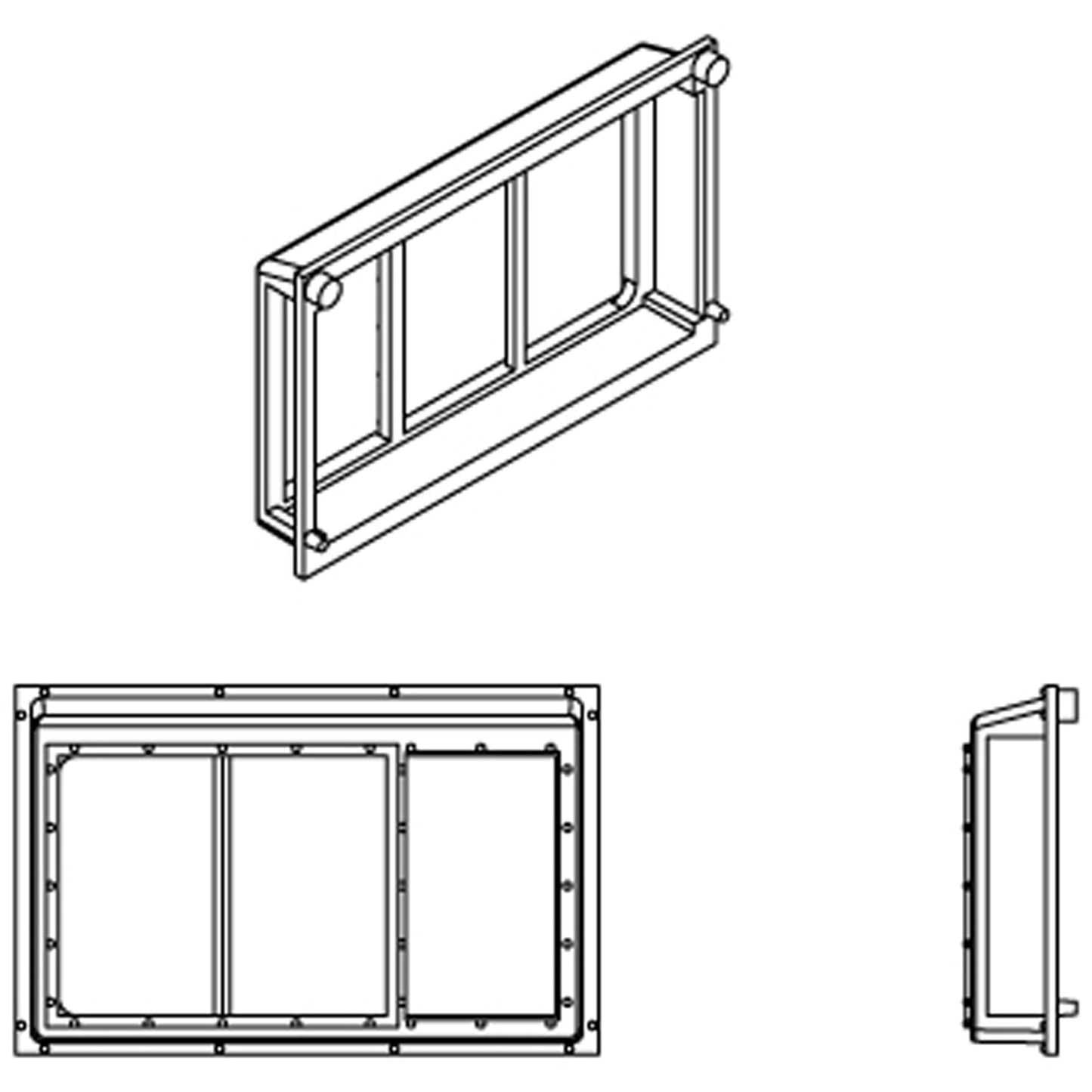 HO All-Weather Window 3 Pane Pack (ATHG68222)