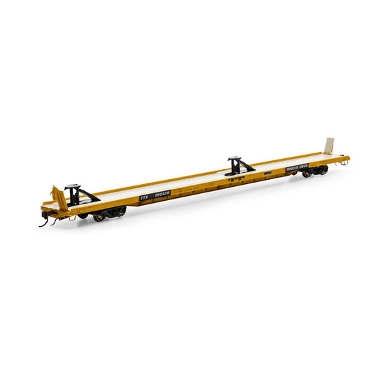 HO F89-F 89'8" TOFC Flat Car TTX/Yellow (ATHG70736)