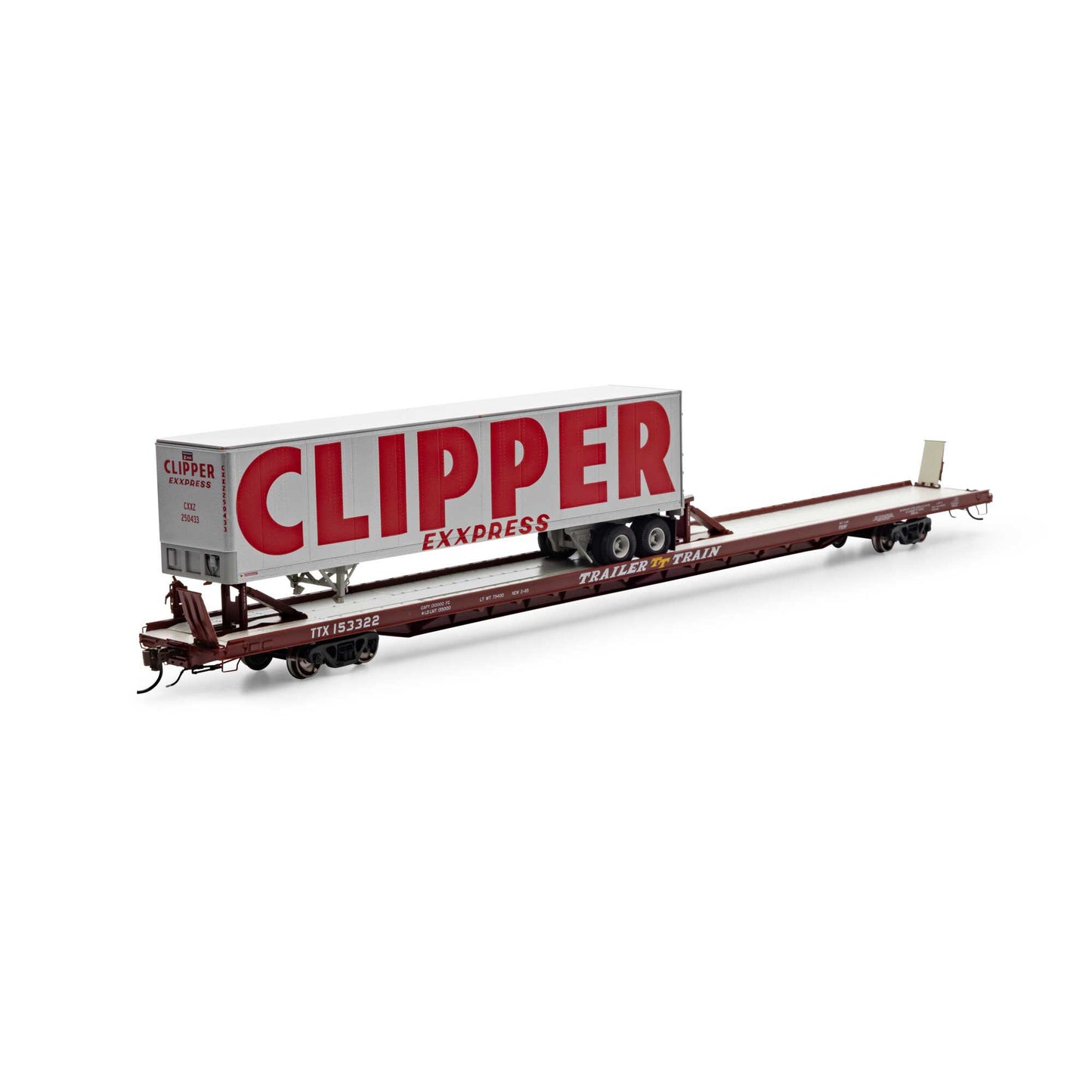HO F89-F 89'8" Flat with Trailer (ATHG70740)
