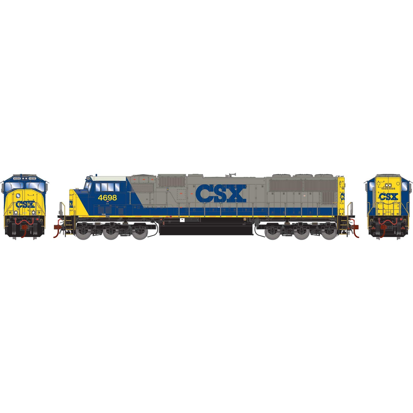 HO SD70M Locomotive CSX YN2 #4698 (ATHG71116)
