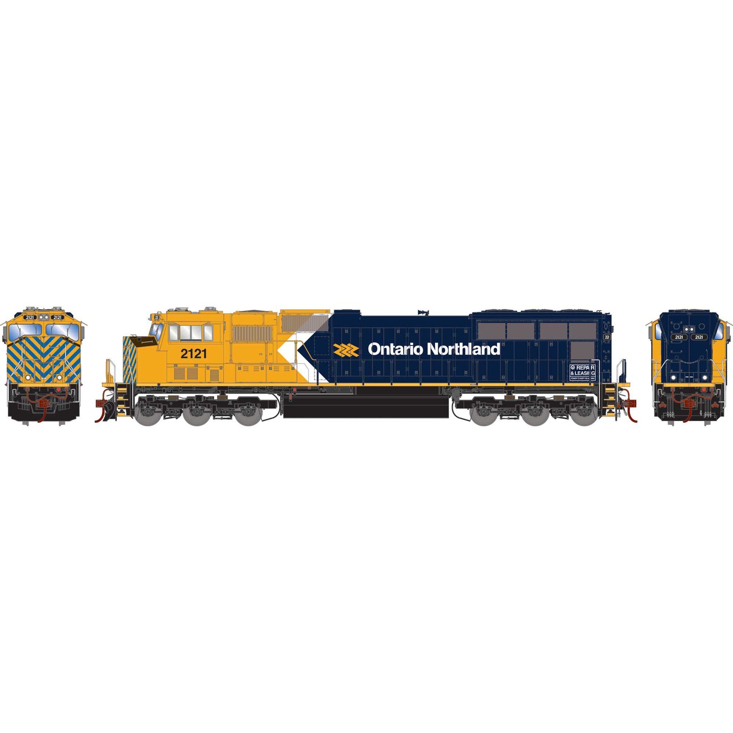HO SD70M Locomotive ONT Flared #2121 (ATHG71126)
