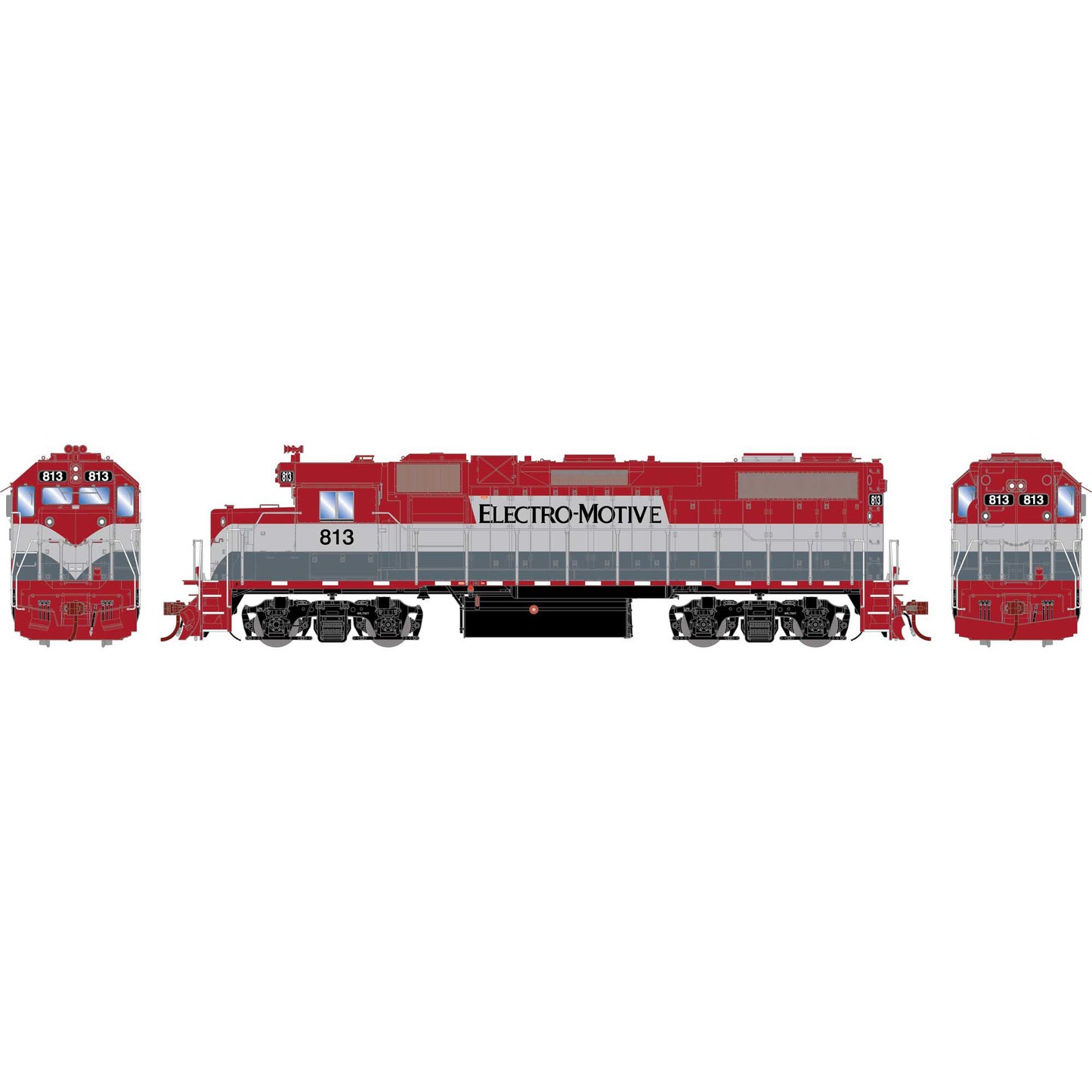 HO GP38-2 Locomotive EMD Lease #813 (ATHG71730)