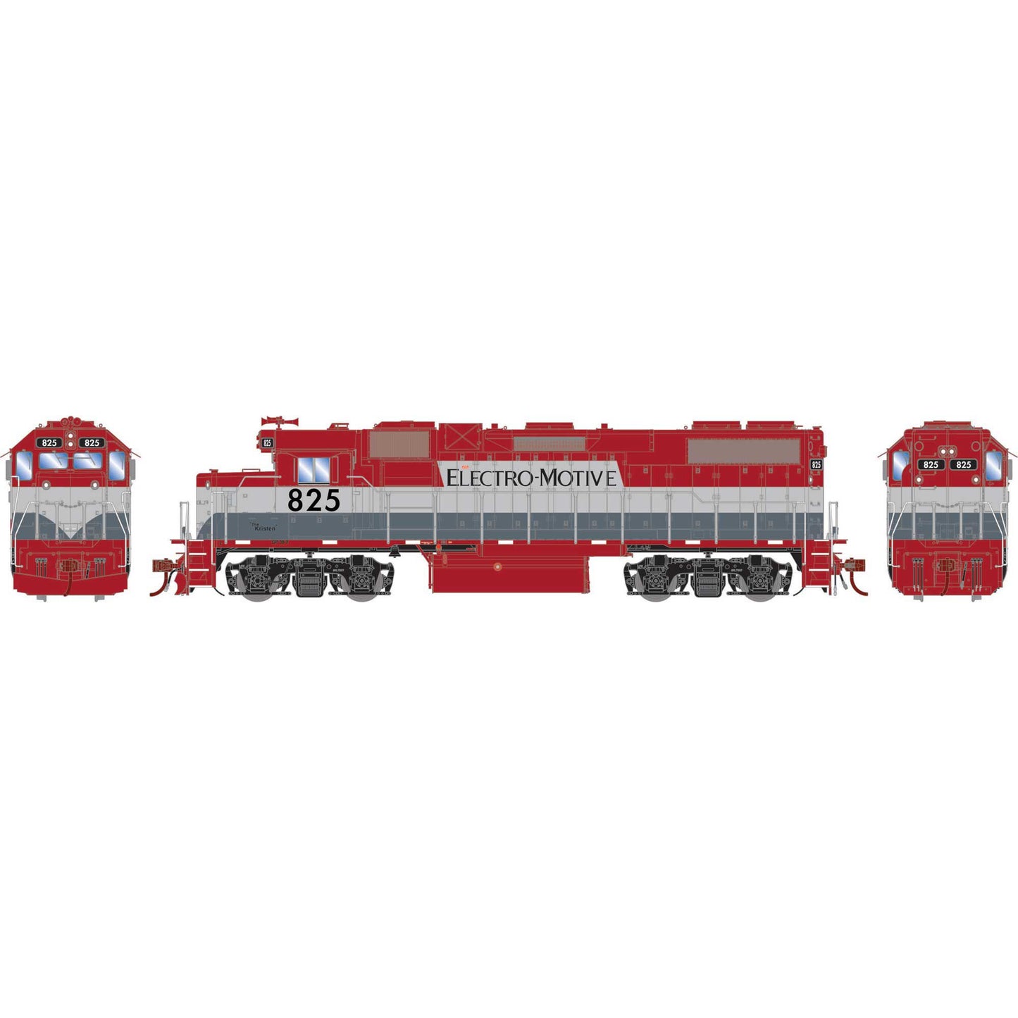 HO GP38-2 Locomotive EMD Lease #825 (ATHG71731)