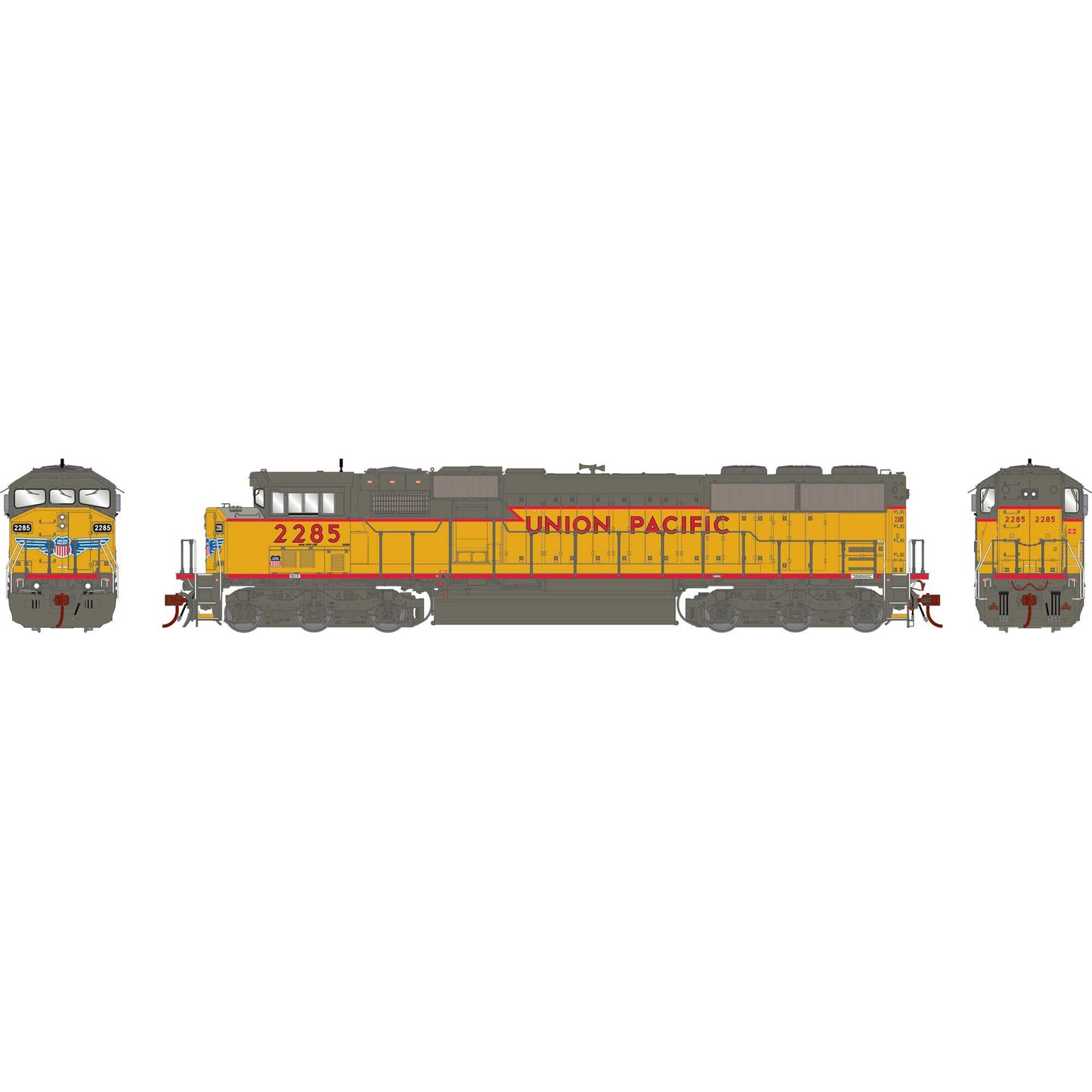 HO SD60M Tri-Clops Locomotive Union Pacific #2285 (ATHG75533)