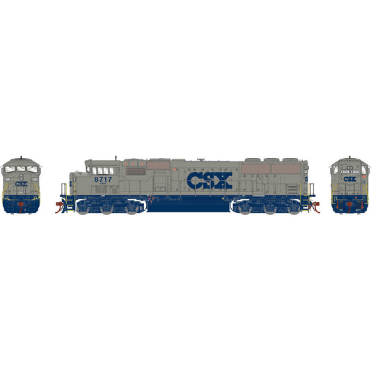 HO SD60M Tri-Clops Locomotive CSXT #8717 (ATHG75537)