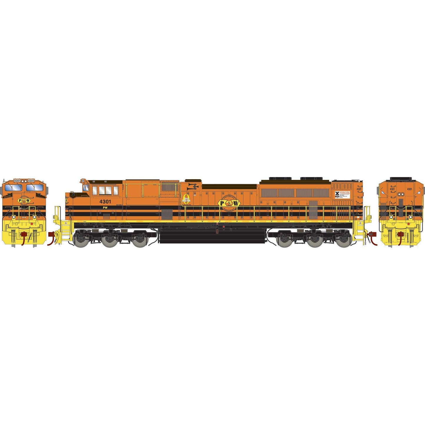 HO SD70M-2 Locomotive P&W #4301 (ATHG75564)