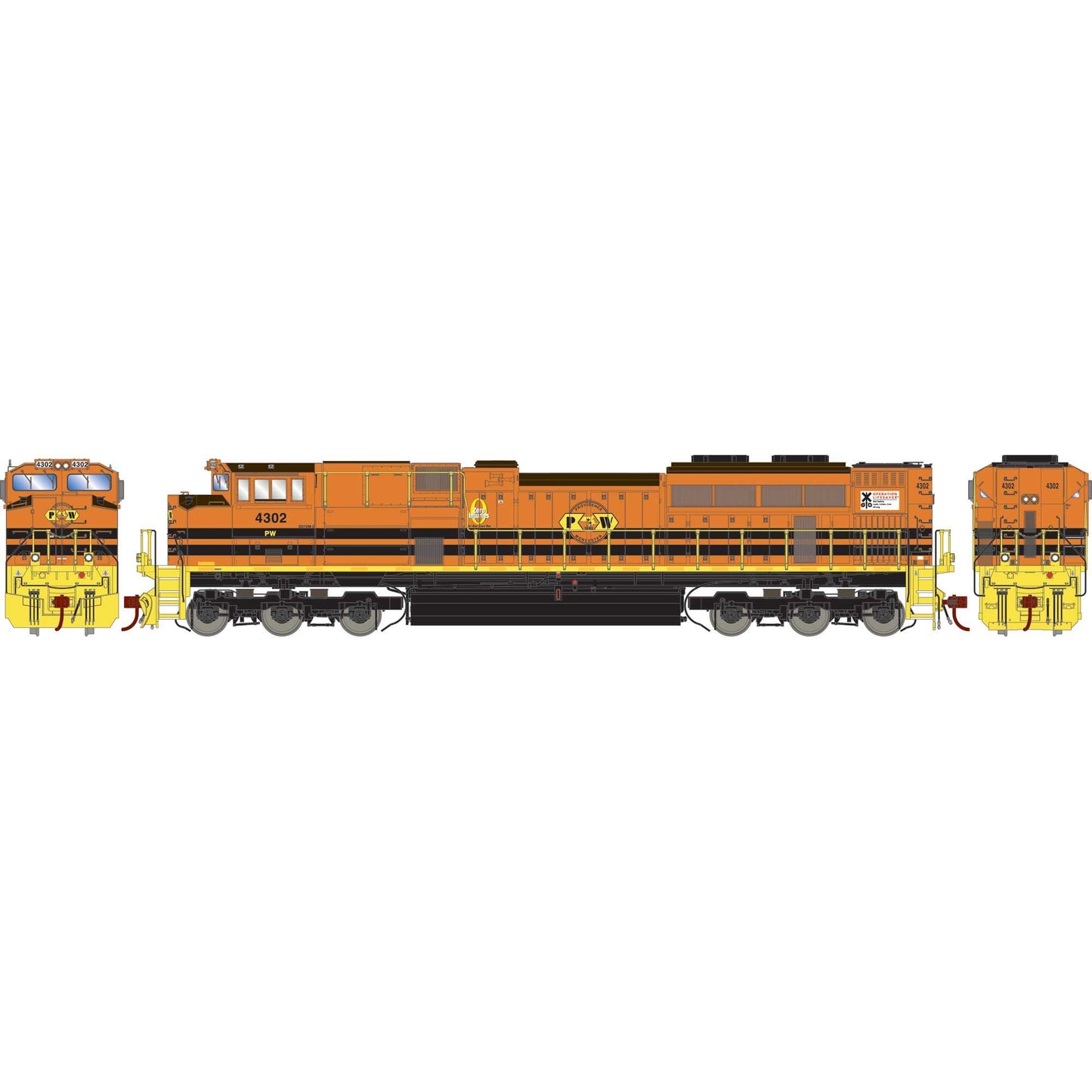 HO SD70M-2 Locomotive P&W #4302 (ATHG75565)