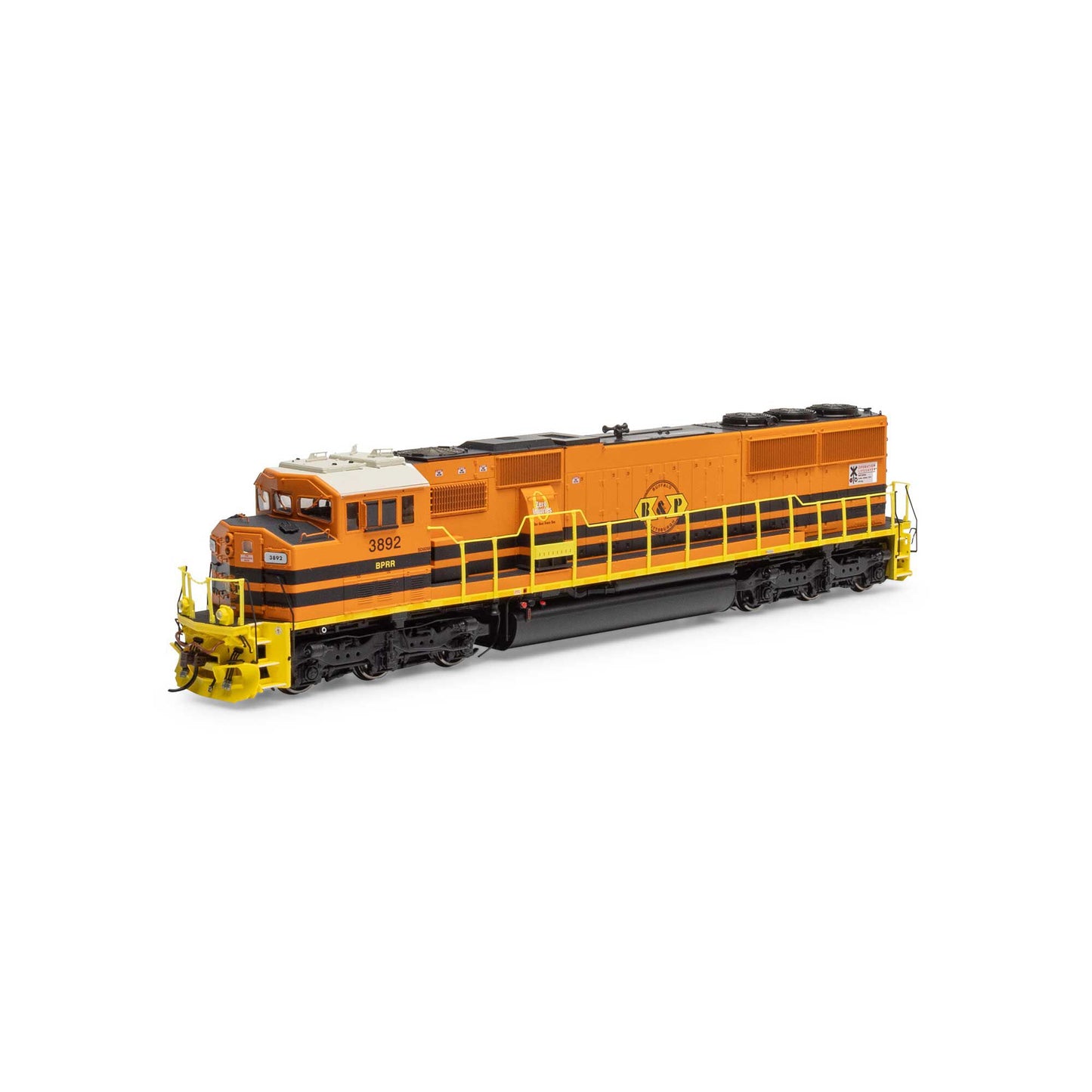 HO SD60M Tri-Clops Locomotive with DCC and Sound, BPRR #3892 (ATHG75648)