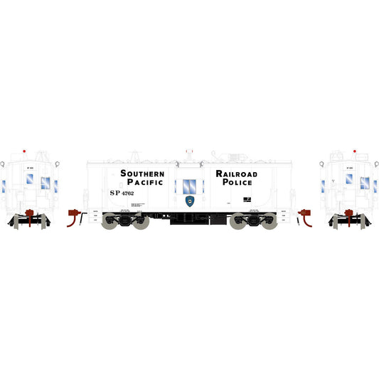 HO Bay Window Caboose with Lights and Sound, SP/Police #4762 (ATHG78397)