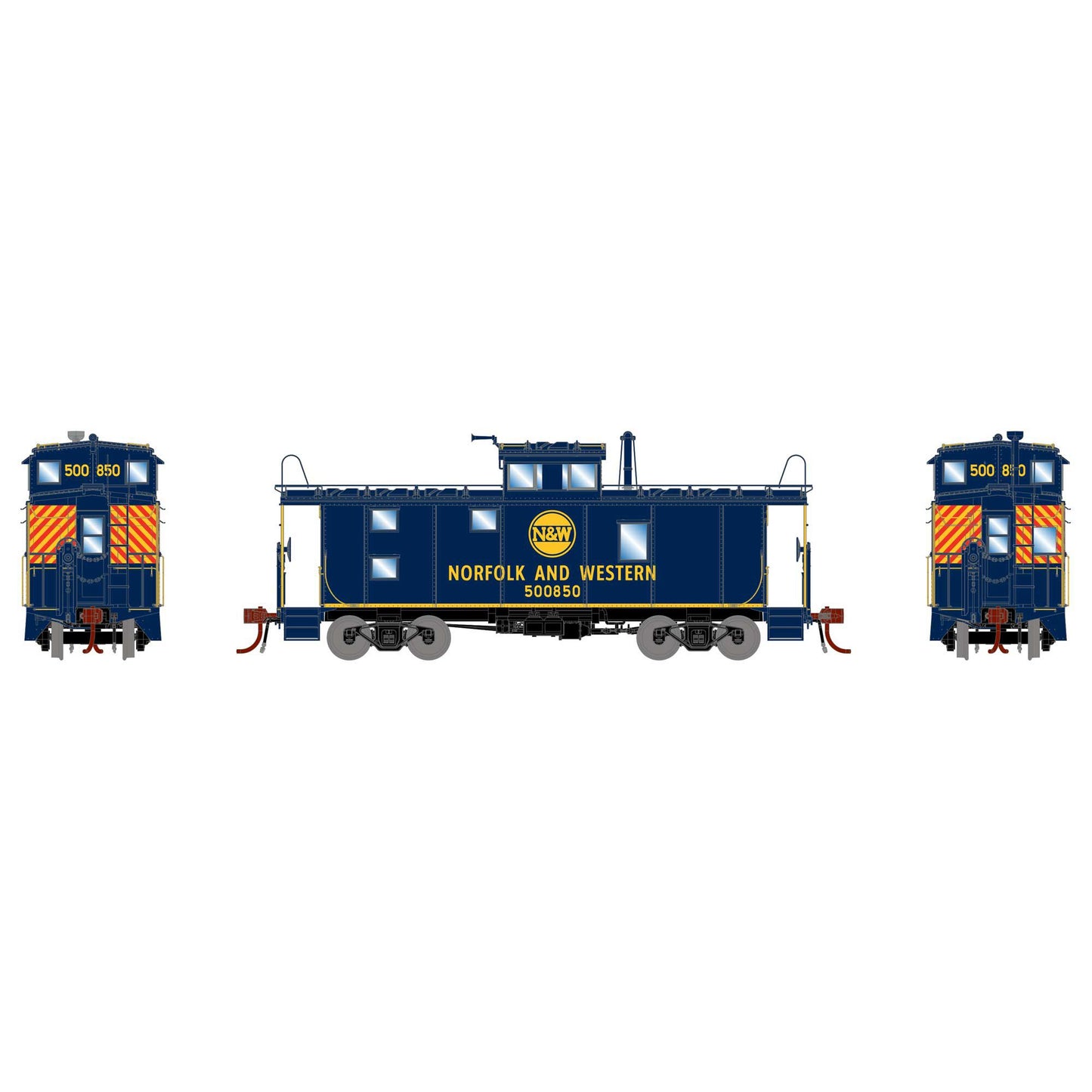 HO C-20 ICC Caboose with Lights, N&W #500850 (ATHG78582)