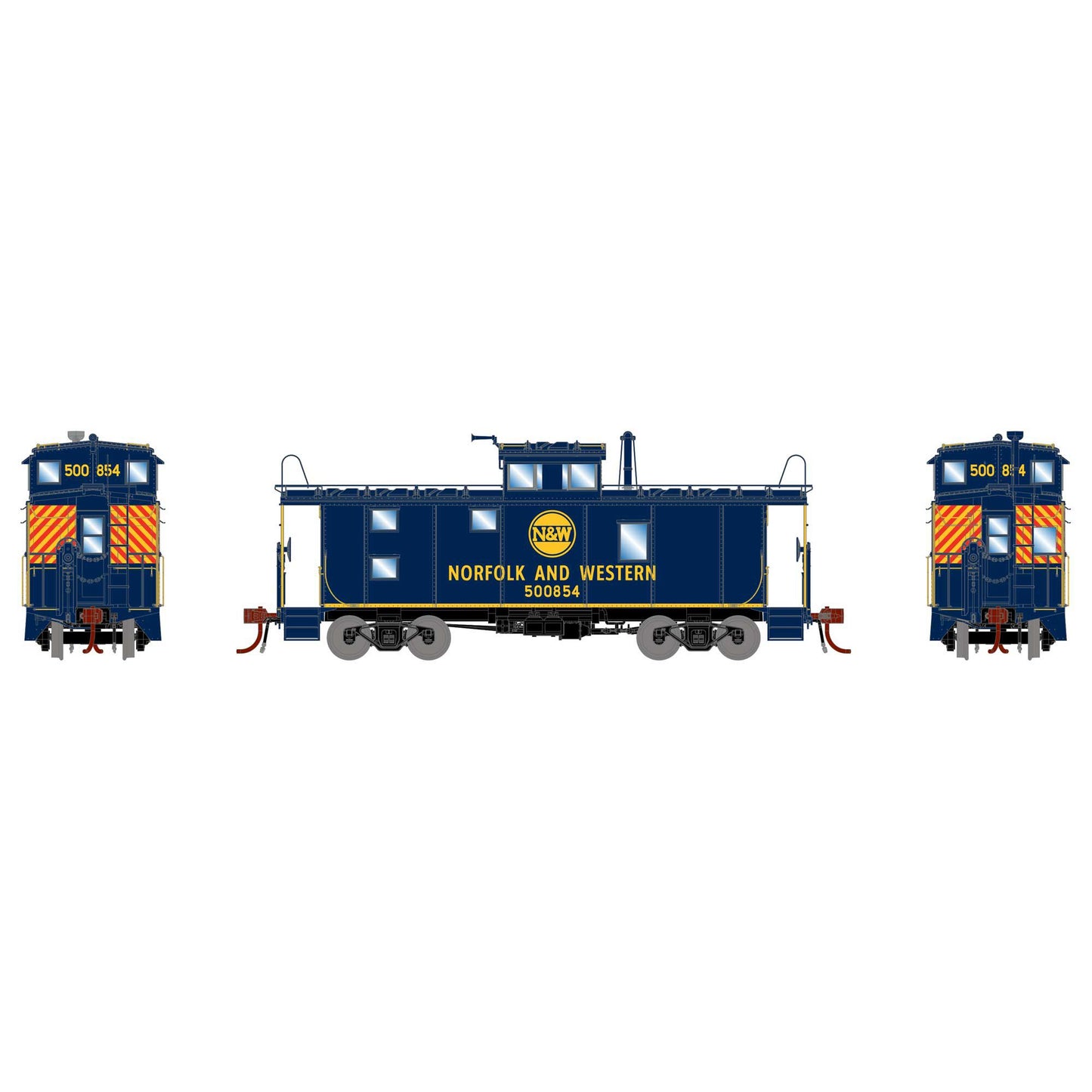 HO C-20 ICC Caboose with Lights, N&W #500854 (ATHG78584)