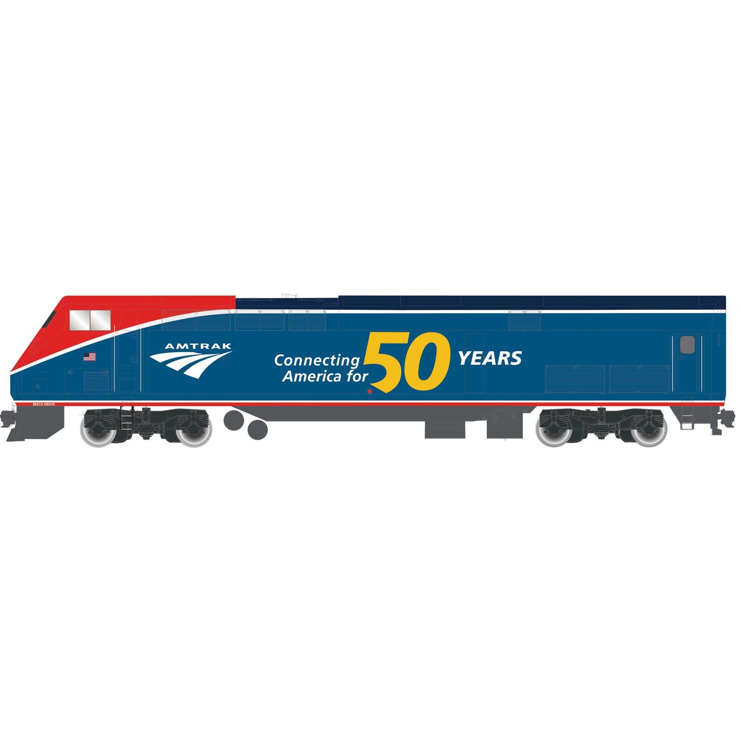 HO AMD103/P42 Amtrak 50th Anniversary Phase VI Locomotive (ATHG81118)
