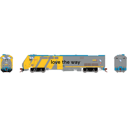 HO P42DC Locomotive VIA Love the Way #908 (ATHG81231)