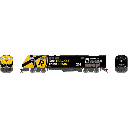 HO P42DC Locomotive Amtrak Operation Lifesaver #203 (ATHG81237)
