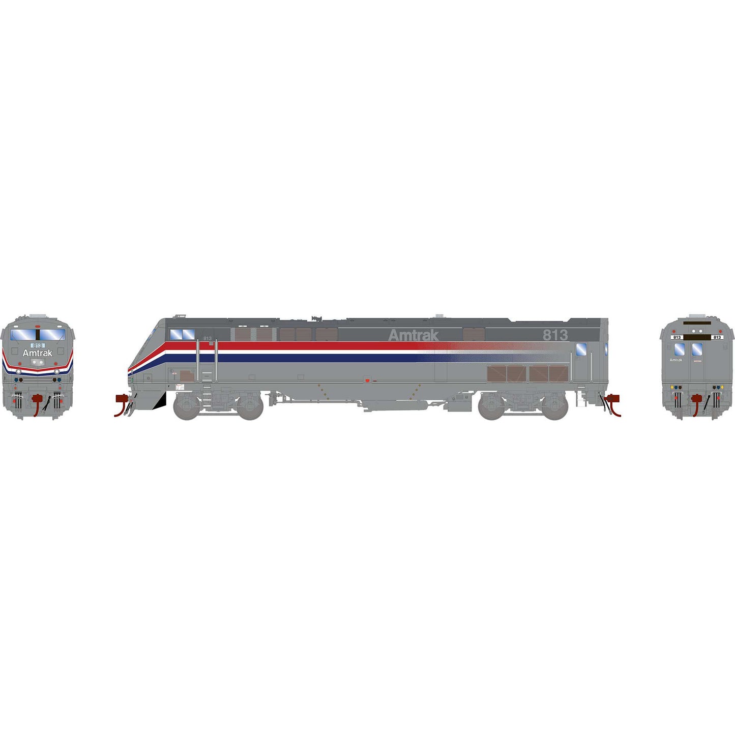 HO P40DC Locomotive Amtrak Phase III #813 (ATHG82277)