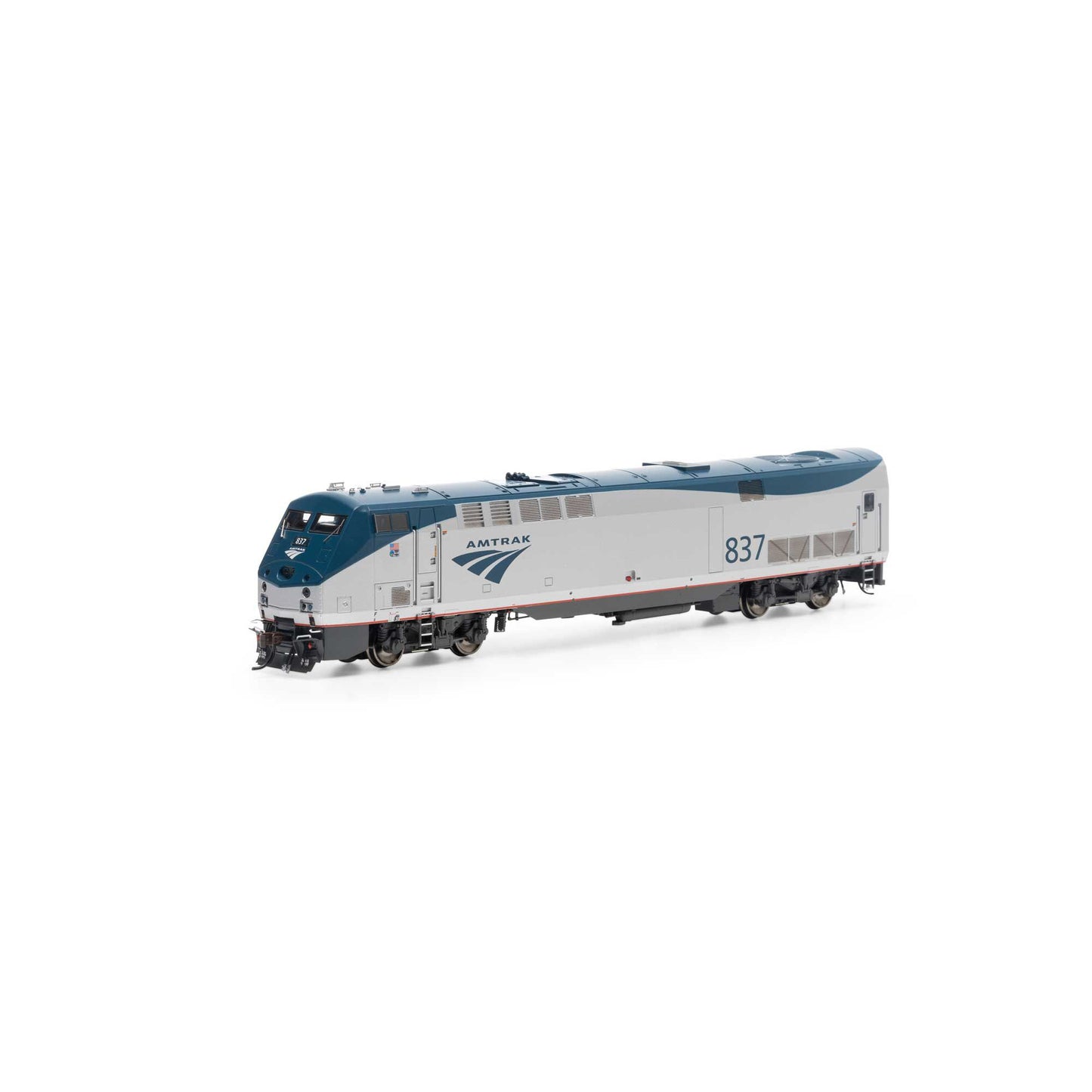 HO P40DC Locomotive with DCC and Sound Amtrak Phase V #837 (ATHG82381)