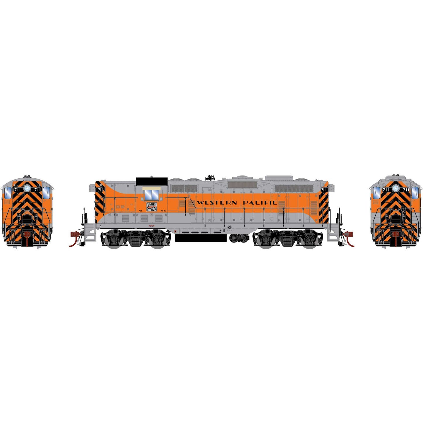HO GP7 Locomotive WP #711 (ATHG82615)