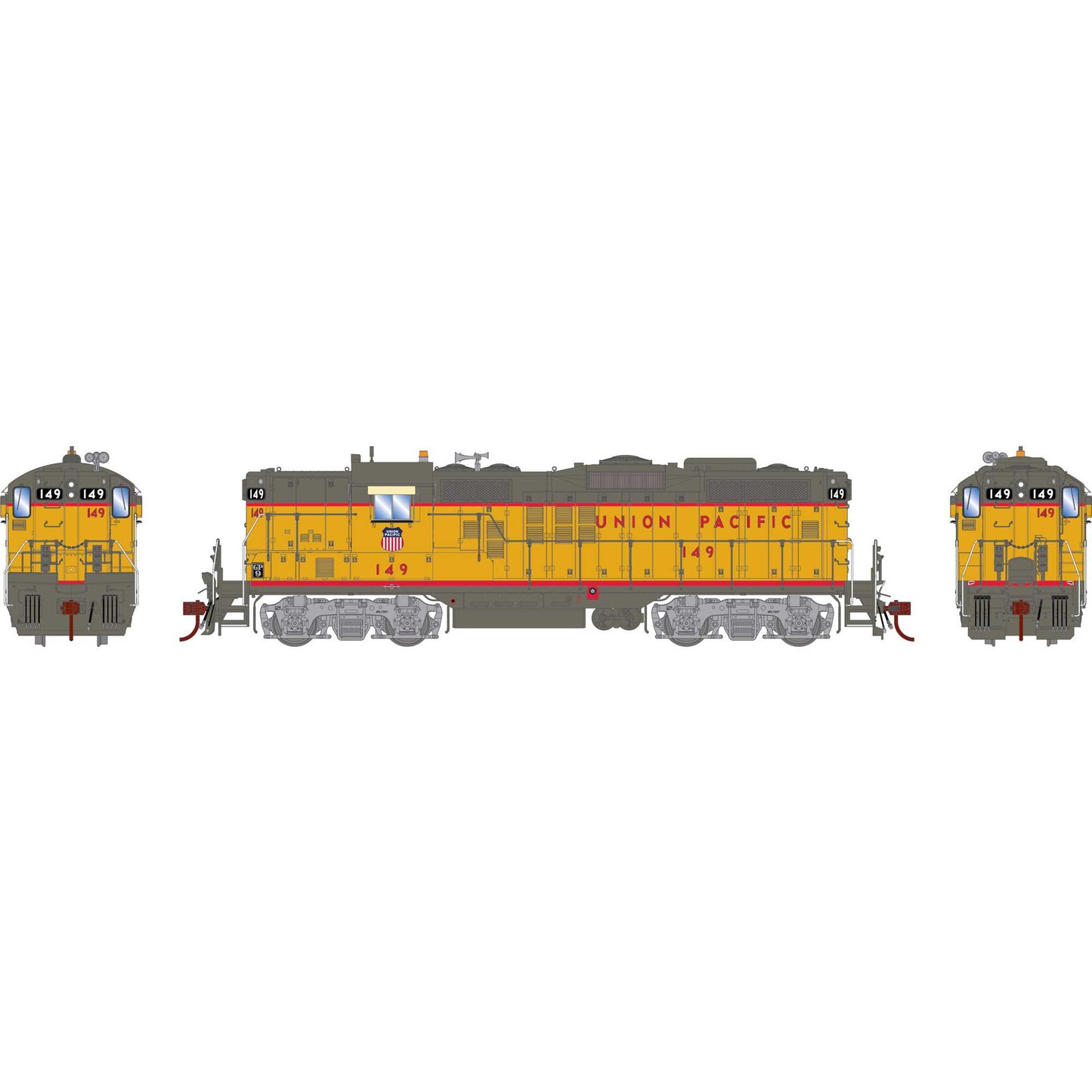 HO GP9 Locomotive #149 (ATHG82723)