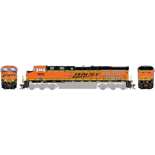 HO ES44DC Locomotive BNSF #7672 (ATHG83099)