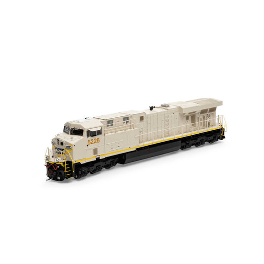 HO ES44DC Locomotive with DCC and Sound, CSX Primer #5228 (ATHG83190)