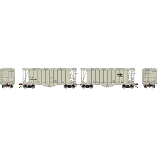HO GATC 2600 Airslide Hopper Drawbar Set (ATHG87487)