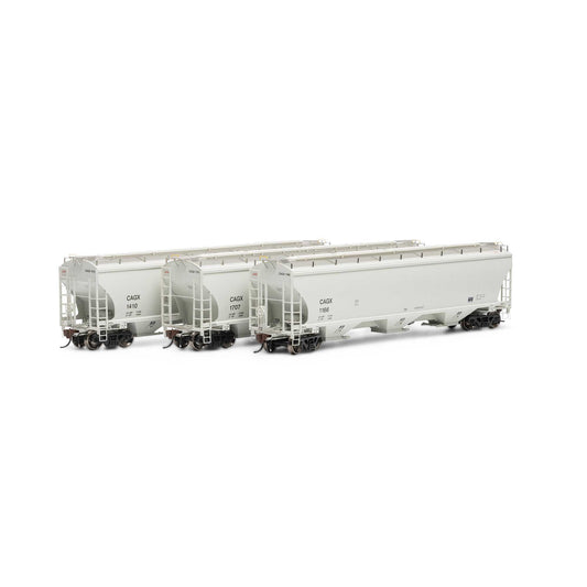 HO Trinity 3-Bay Hoppers CAGX # 1 (3) (ATHG97145)