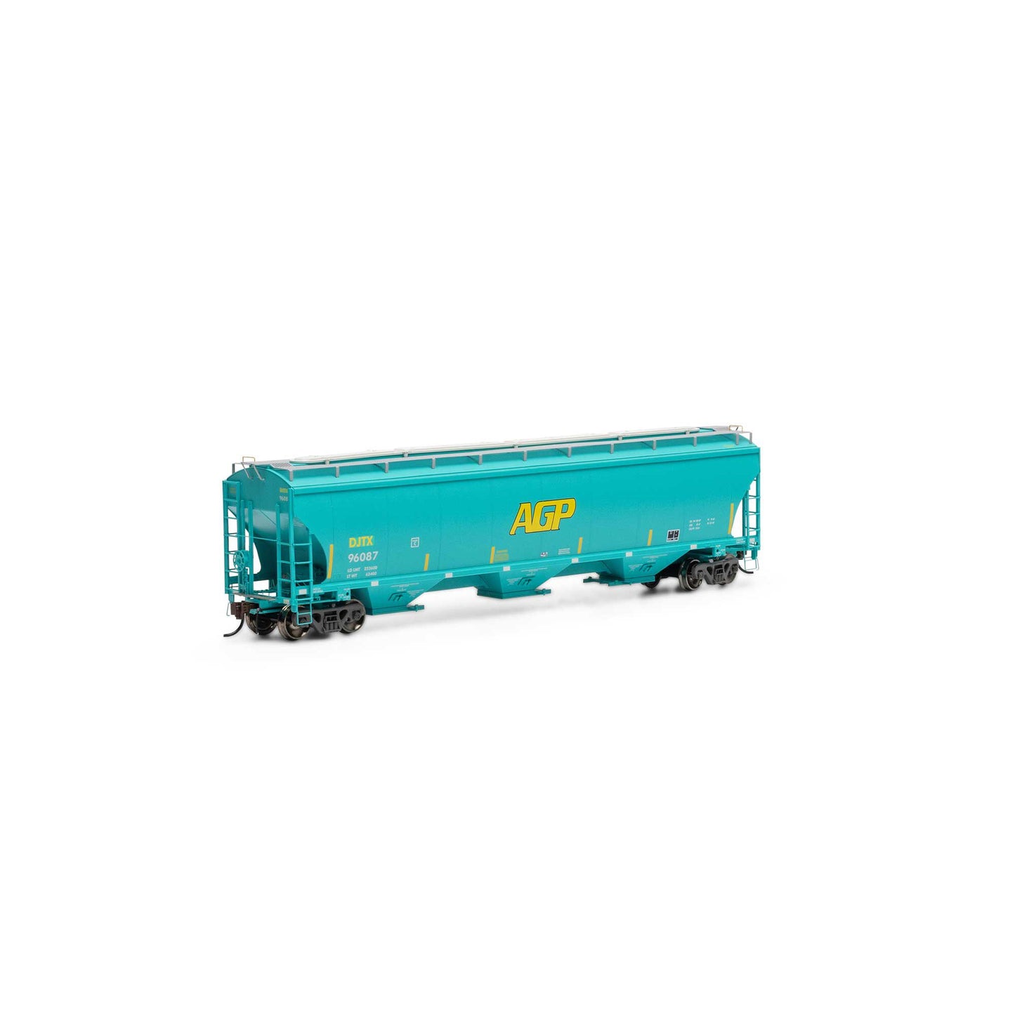 HO Trinity 3-Bay Hopper DJTX #96087 (ATHG97148)