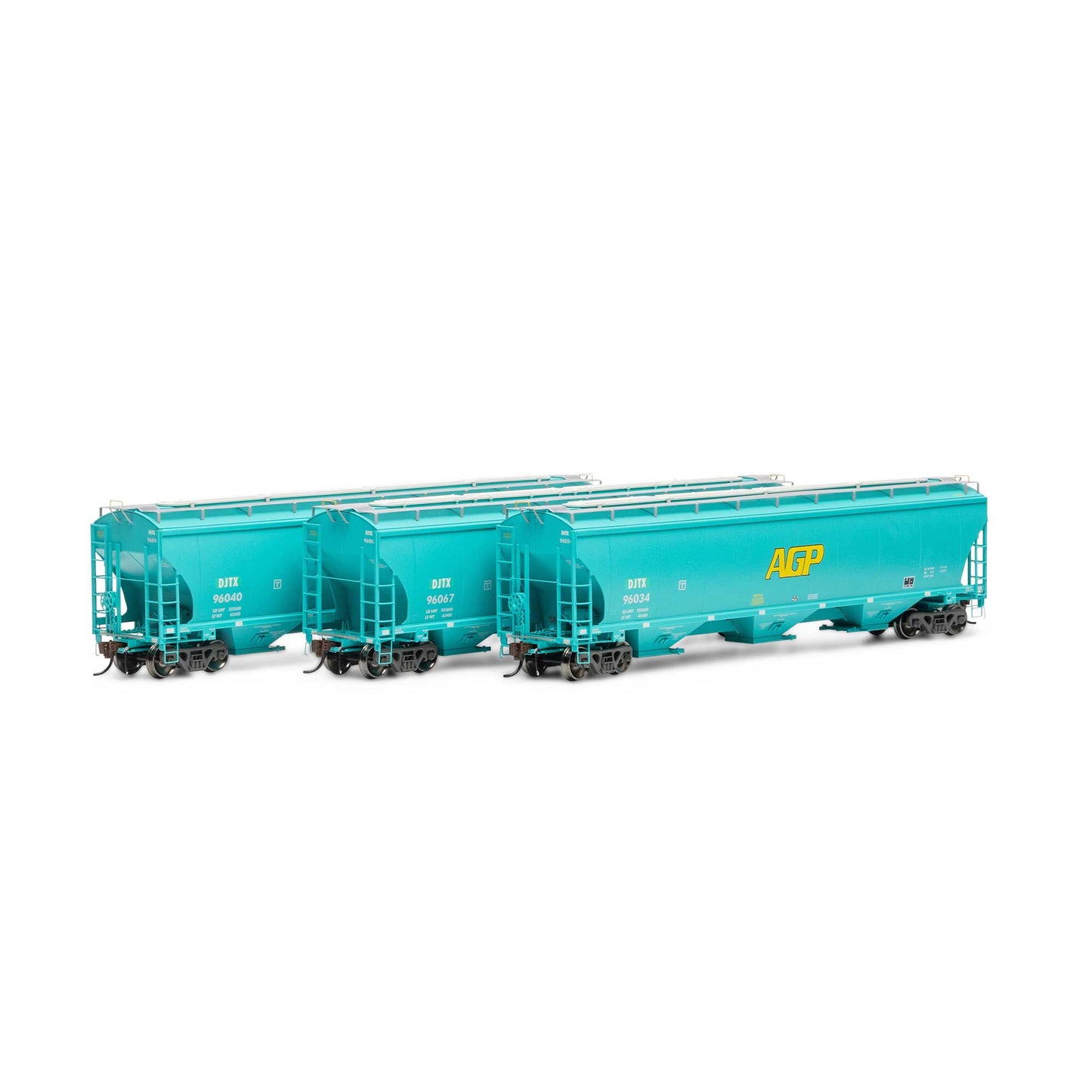 HO Trinity 3-Bay Hopper DJTX # 2 (ATHG97150)