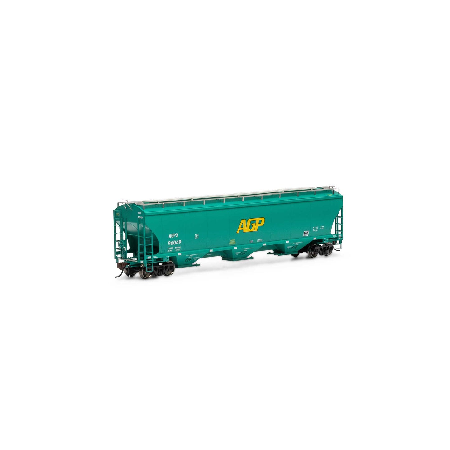 HO Trinity 3-Bay Hopper AGPX #96049 Model Train (ATHG97156)